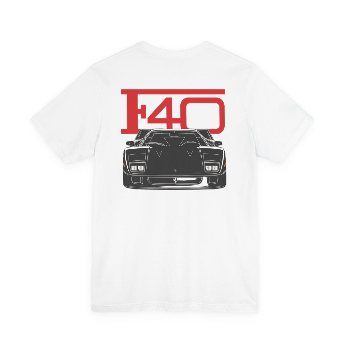 F40 Unisex Tee - Car Lovers Shirt, Sports Car Gift, Vintage Automotive Fashion