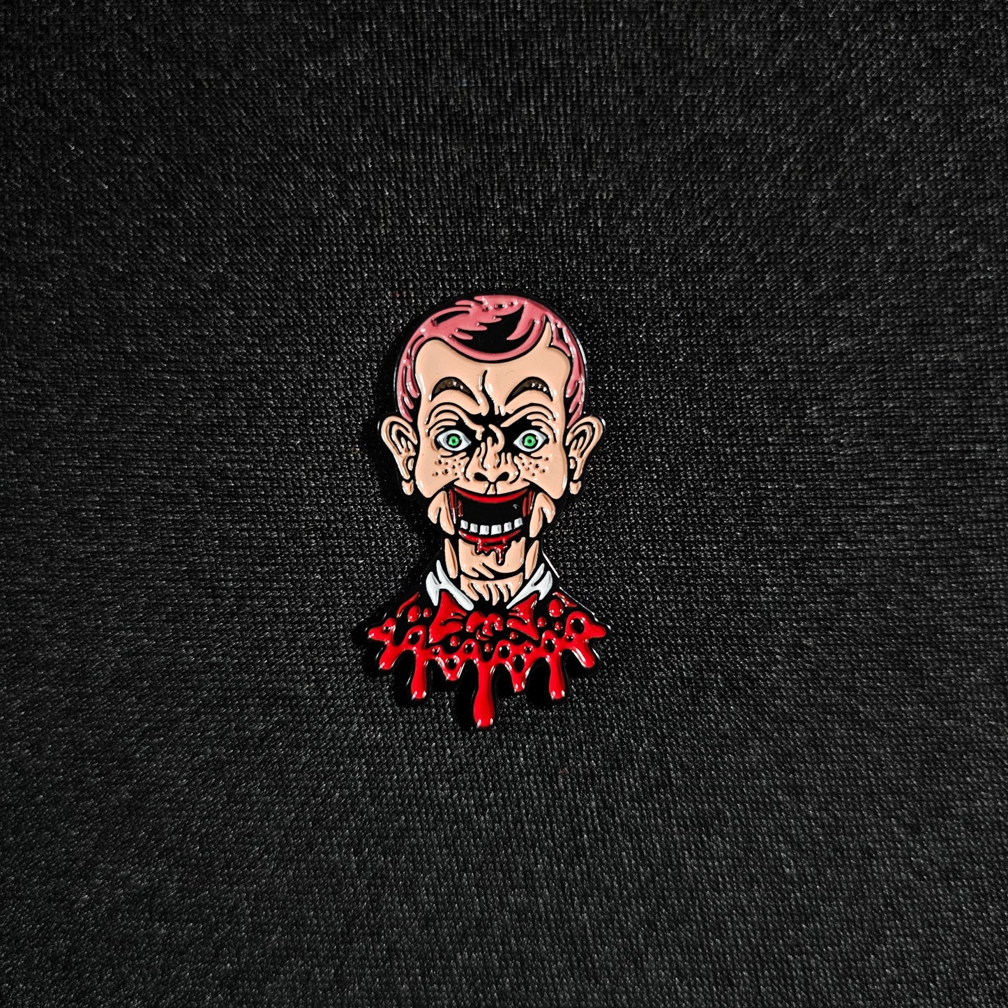 Goosebumps Puppet Head Enamel Pin