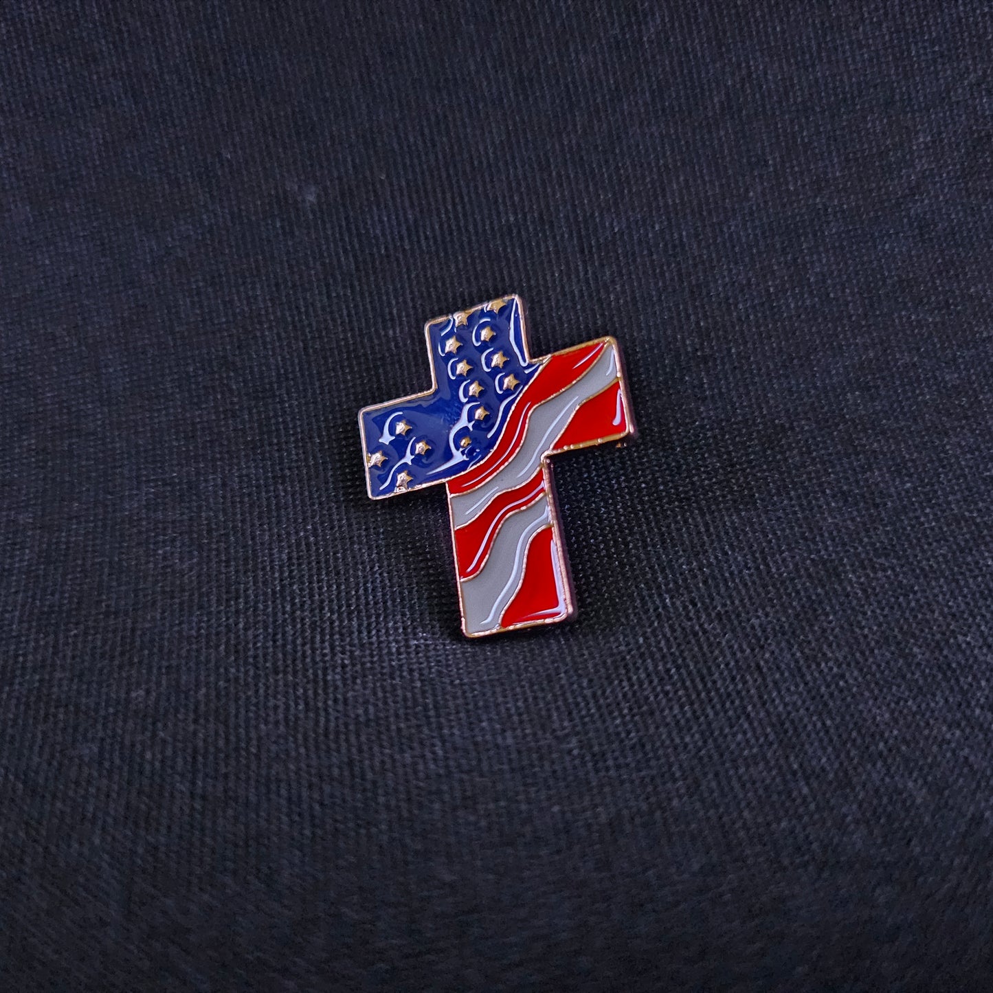 American Flag Cross (Wide)