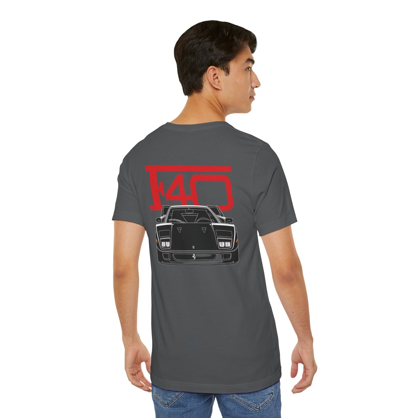 F40 Unisex Tee - Car Lovers Shirt, Sports Car Gift, Vintage Automotive Fashion