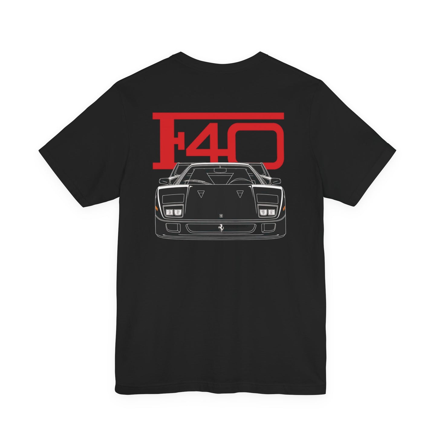 F40 Unisex Tee - Car Lovers Shirt, Sports Car Gift, Vintage Automotive Fashion