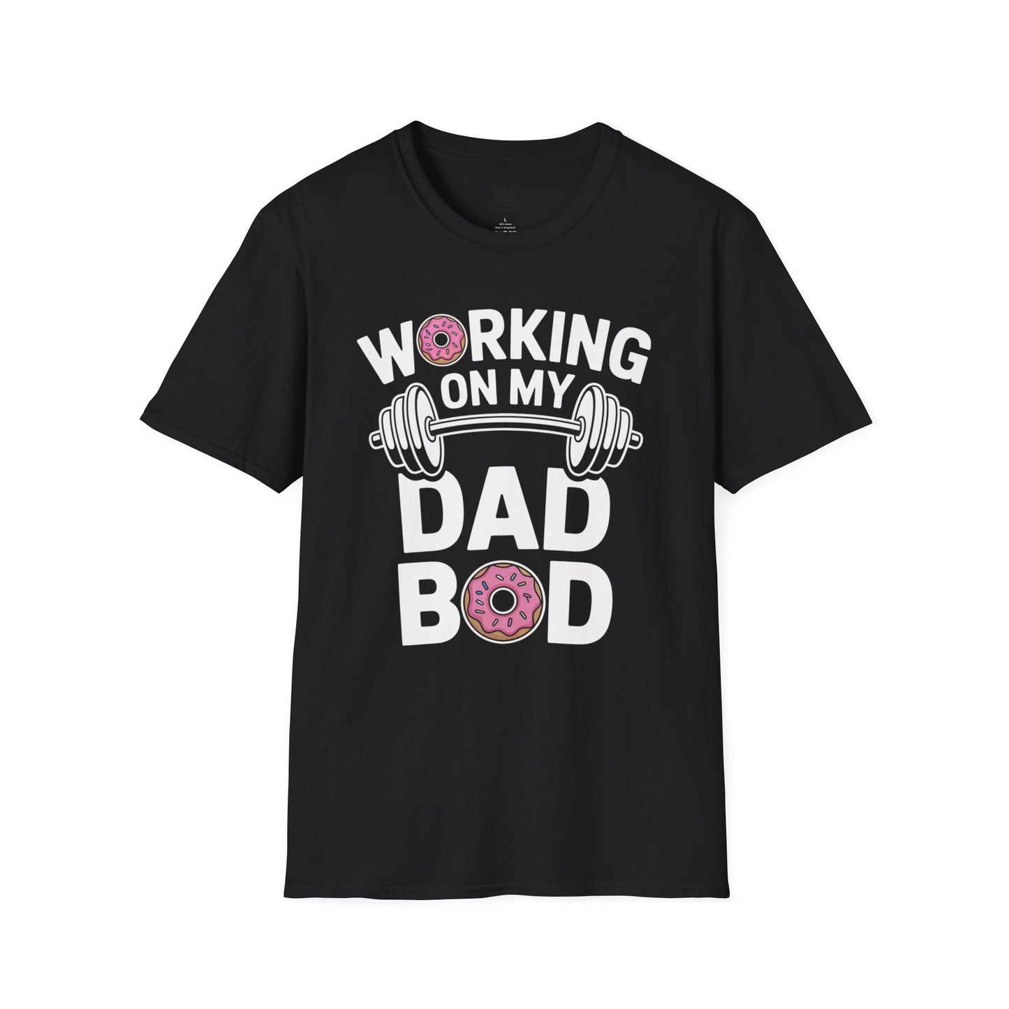Working on my Dad Bod Funny T-Shirt - Gift for Fathers, Gym Humor Shirt, Unique Dad Gift