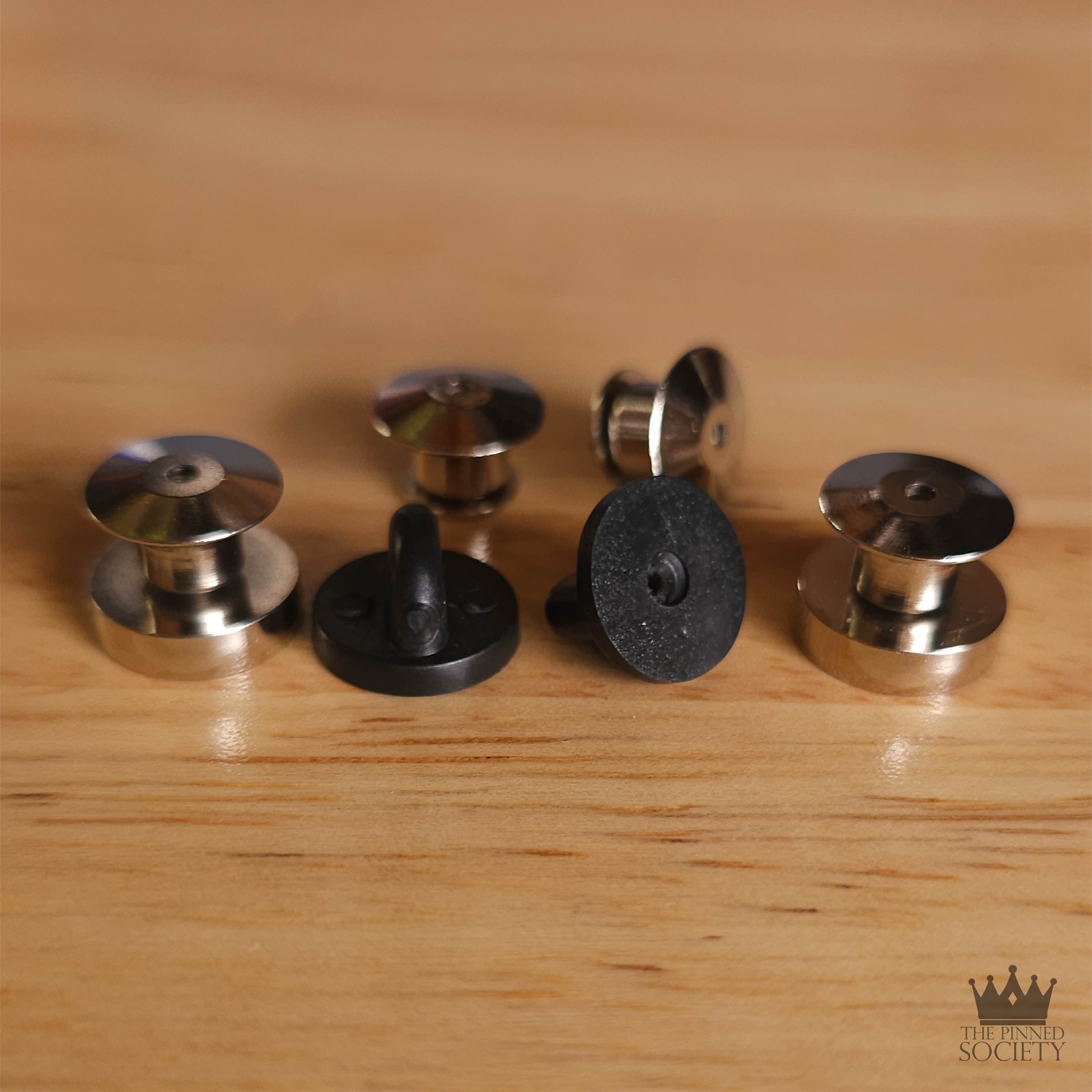 Pin Backing Set (3 Styles) for Enamel Pins – The Pinned Society