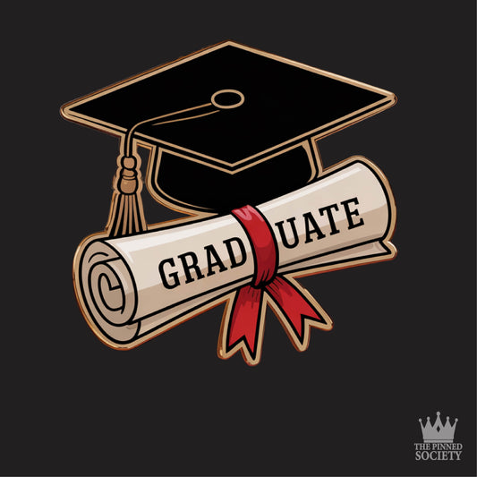 Cap and Diploma - Soft Enamel Pin