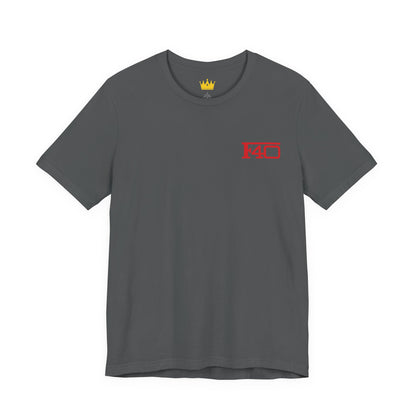 F40 Unisex Tee - Car Lovers Shirt, Sports Car Gift, Vintage Automotive Fashion