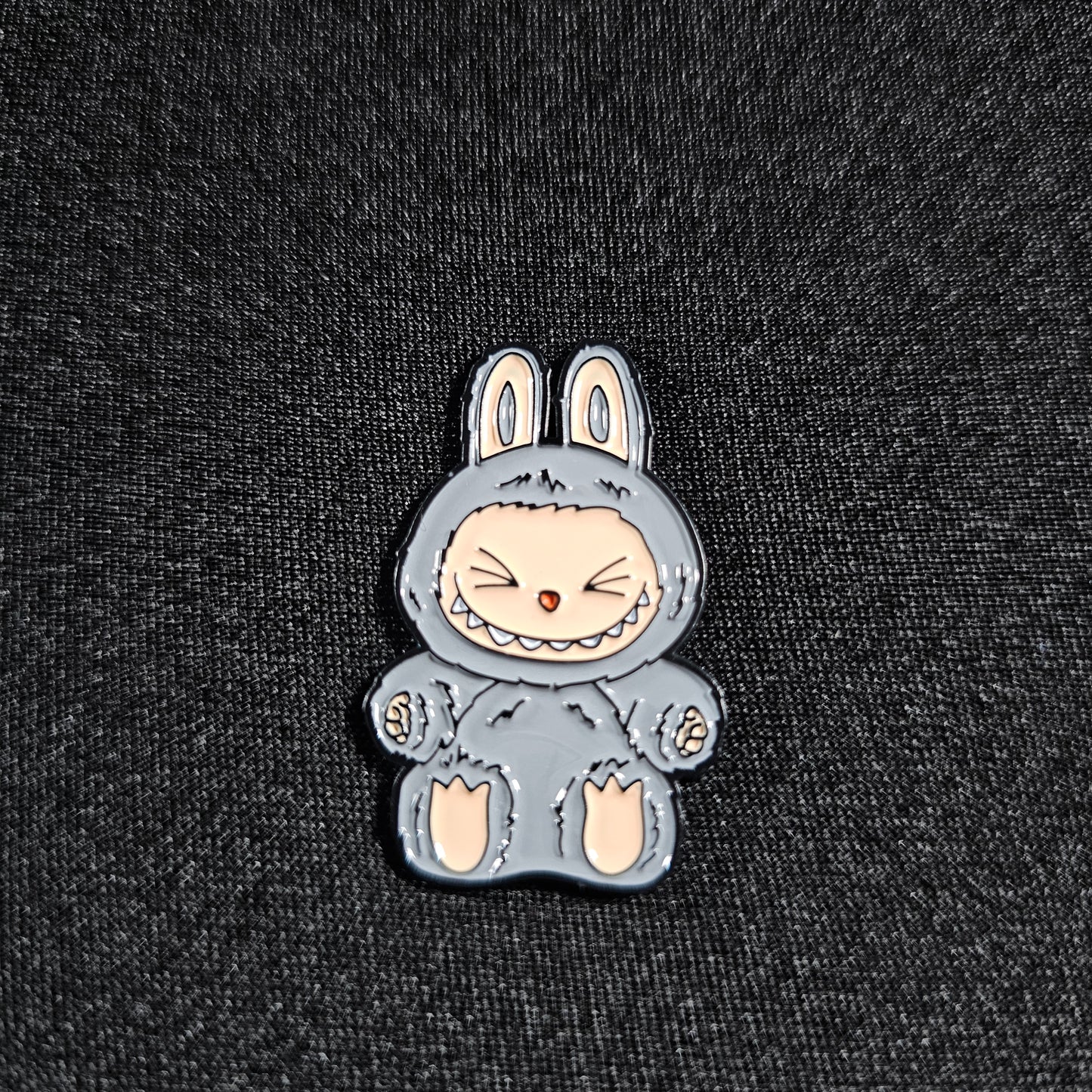 Labubu V2 Have A Seat - Hehe Enamel Pin