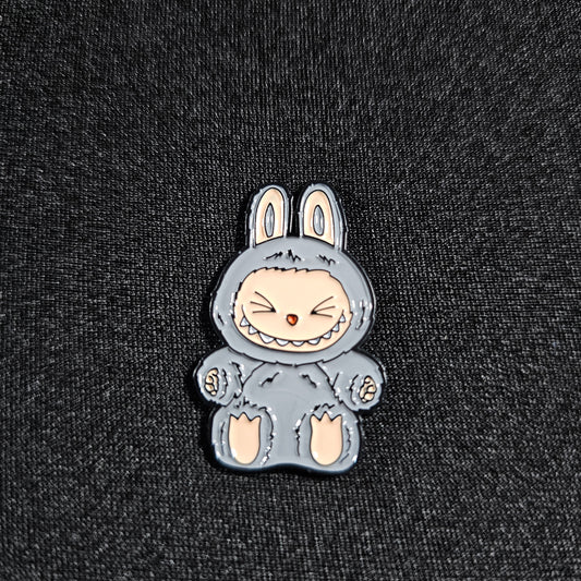 Labubu V2 Have A Seat - Hehe Enamel Pin