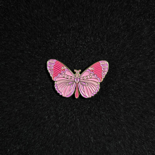 Butterfly - Pink Beauty - Enamel Pin