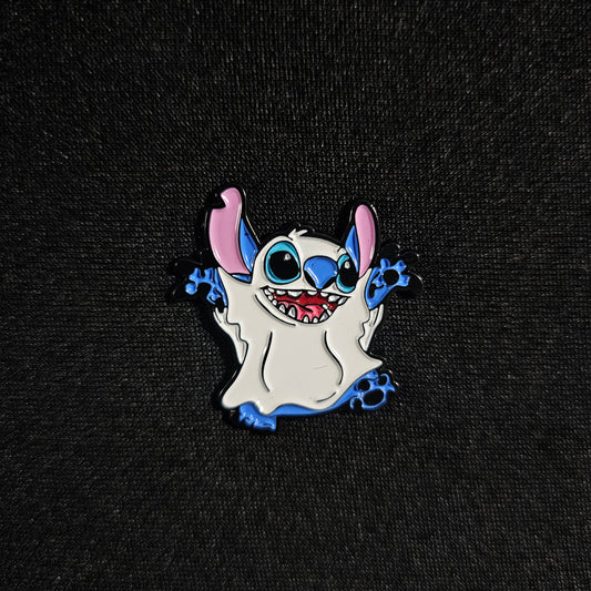 Lilo and Stitch Ghost Enamel Pin
