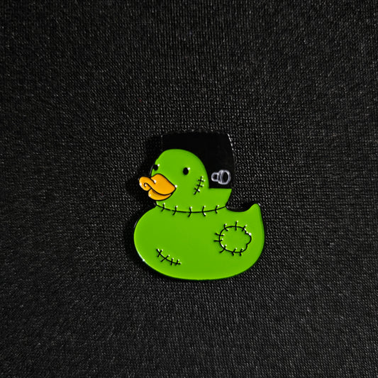 Frankenstein Duck Enamel Pin