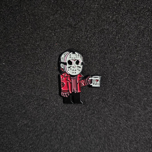 I ❤️ Friday - Friday the 13th Enamel Pin