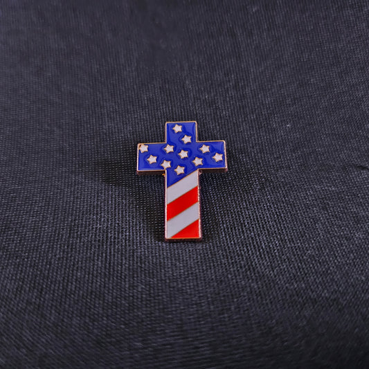 American Flag Cross
