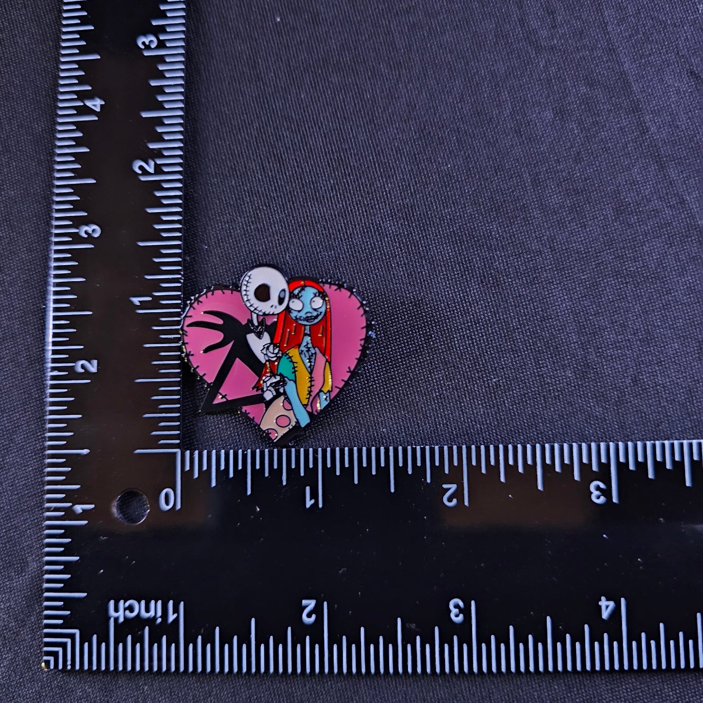 Jack & Sally Pink Heart